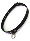 Leather Choker With O-Ring