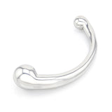 Stainless Steel Curved Head Dildo