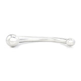 Stainless Steel Curved Head Dildo