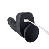 Naked Addiction Noir Rotating, Thrusting, and Vibrating Dildo