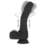 Naked Addiction Noir Rotating, Thrusting, and Vibrating Dildo