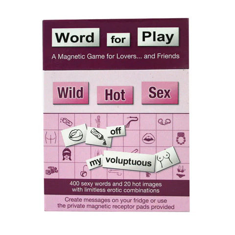 Word for Play Wild Hot Sex Magnetic Game