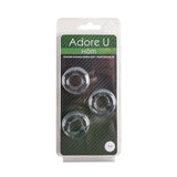 Adore U Clear Ring Trio