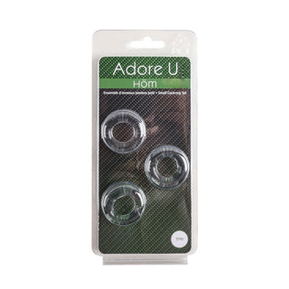 Adore U Clear Ring Trio