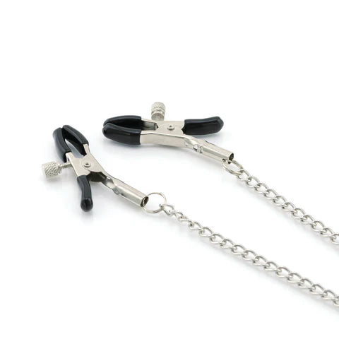 Alligator Nipple Clamps with Chain