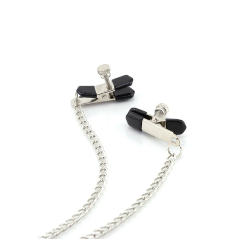 Bull Nose Nipple Clamps with Chain