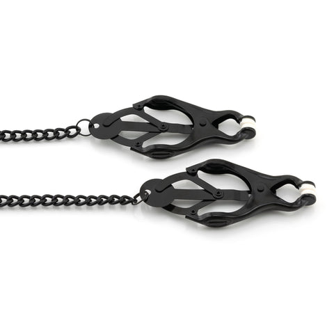 Clover Butterfly Nipple Clamps with Chain