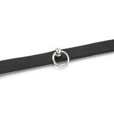 Standard Leather Collar with Small O-Ring