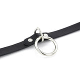 Standard Leather Collar with Large O-Ring