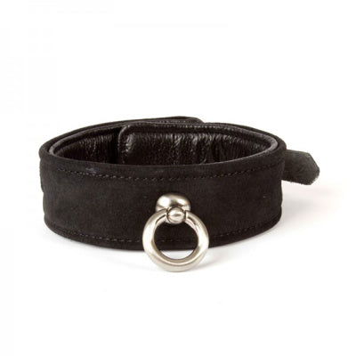Punishment Suede Bondage Collar