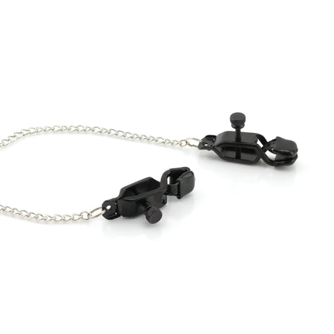 Spring Jaw Style Nipple Clamps with Chain
