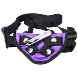 Vibrating Velvet Harness