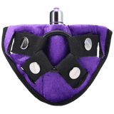 Vibrating Velvet Harness