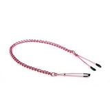 Nipple Clamps- Tweezer with Pink Chain