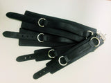 Vegan Leather Wrist and Ankle Set