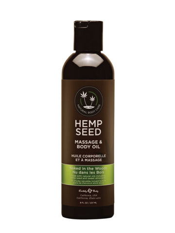 Earthly Body 8 oz. Hemp Seed Massage Oil