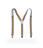 Rainbow Pride Stripe Suspenders