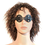 Adjustable Circles Leather Blindfold