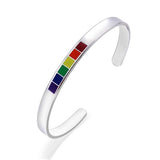 Rainbow Bangle Bracelet
