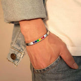 Rainbow Bangle Bracelet